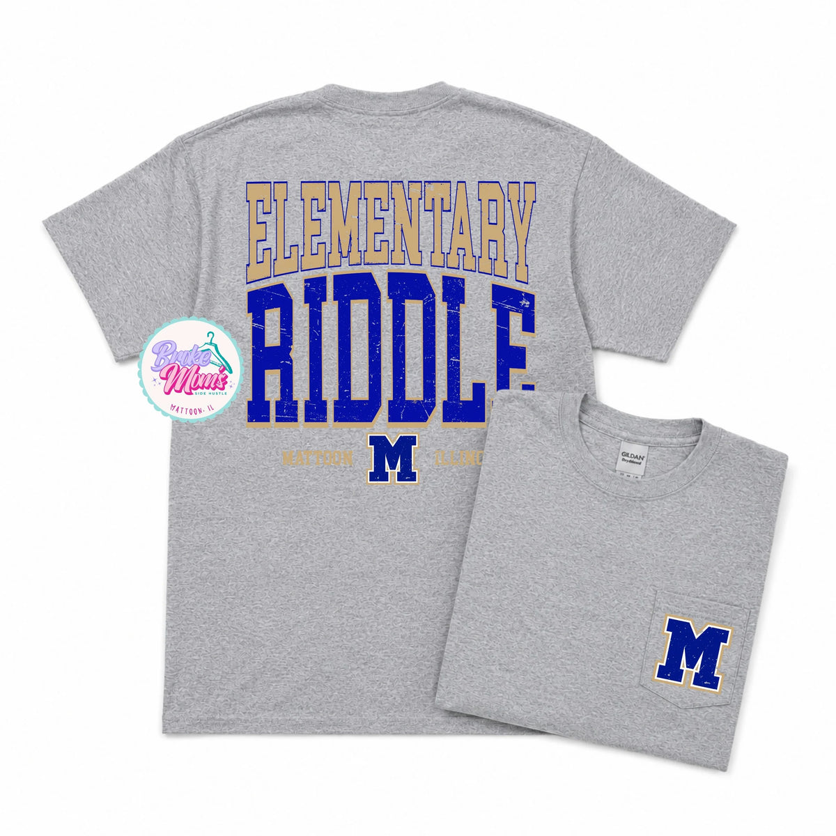 Home Team Pocket Tee | Riddle Elementary