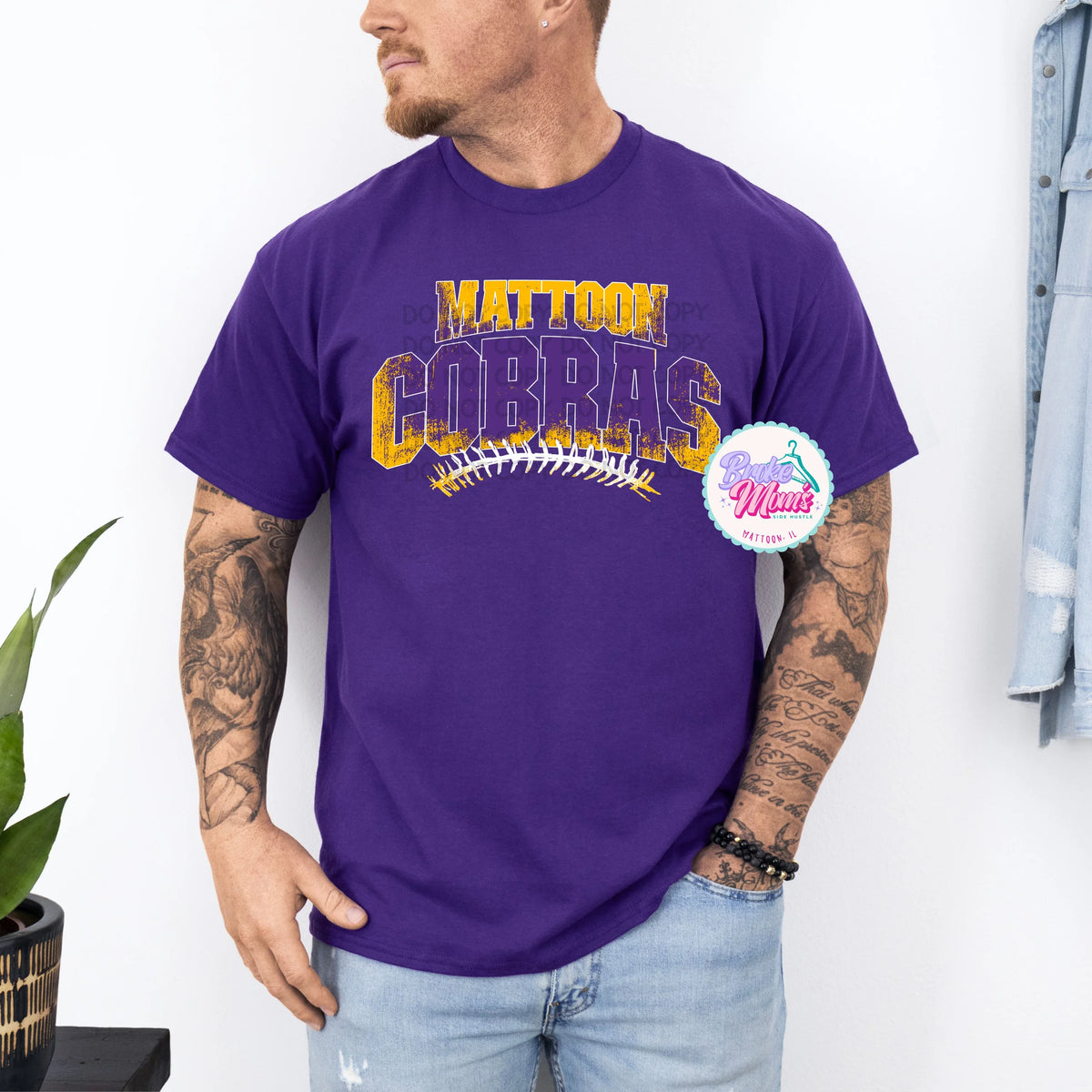 Mattoon Cobras Homerun Mens Tee/Sweatshirt