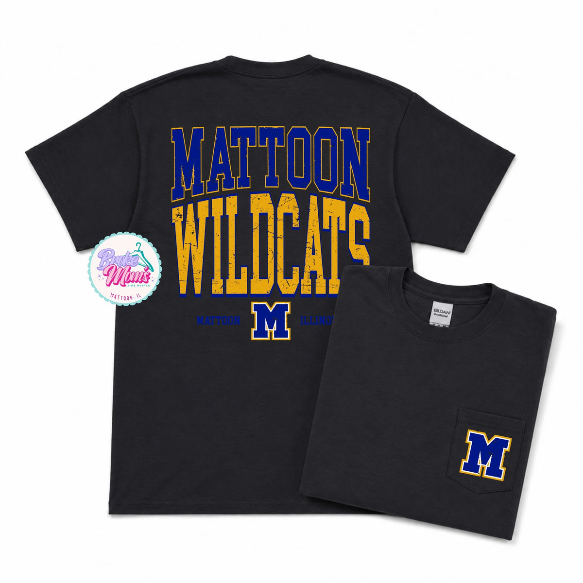 Home Team Pocket Tee | Mattoon Wildcats