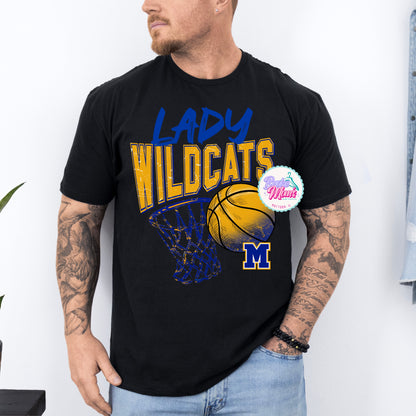 Men's Lady Wildcats Classic Basketball Tee/Sweatshirt