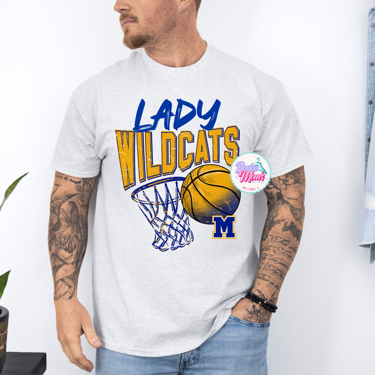 Men's Lady Wildcats Classic Basketball Tee/Sweatshirt