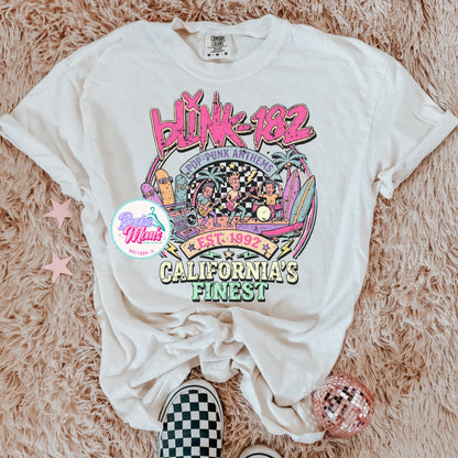 B 182 Cali's Finest Oversized Band Tee