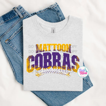 Gildan Mattoon Cobras Homerun Tee/Sweatshirt