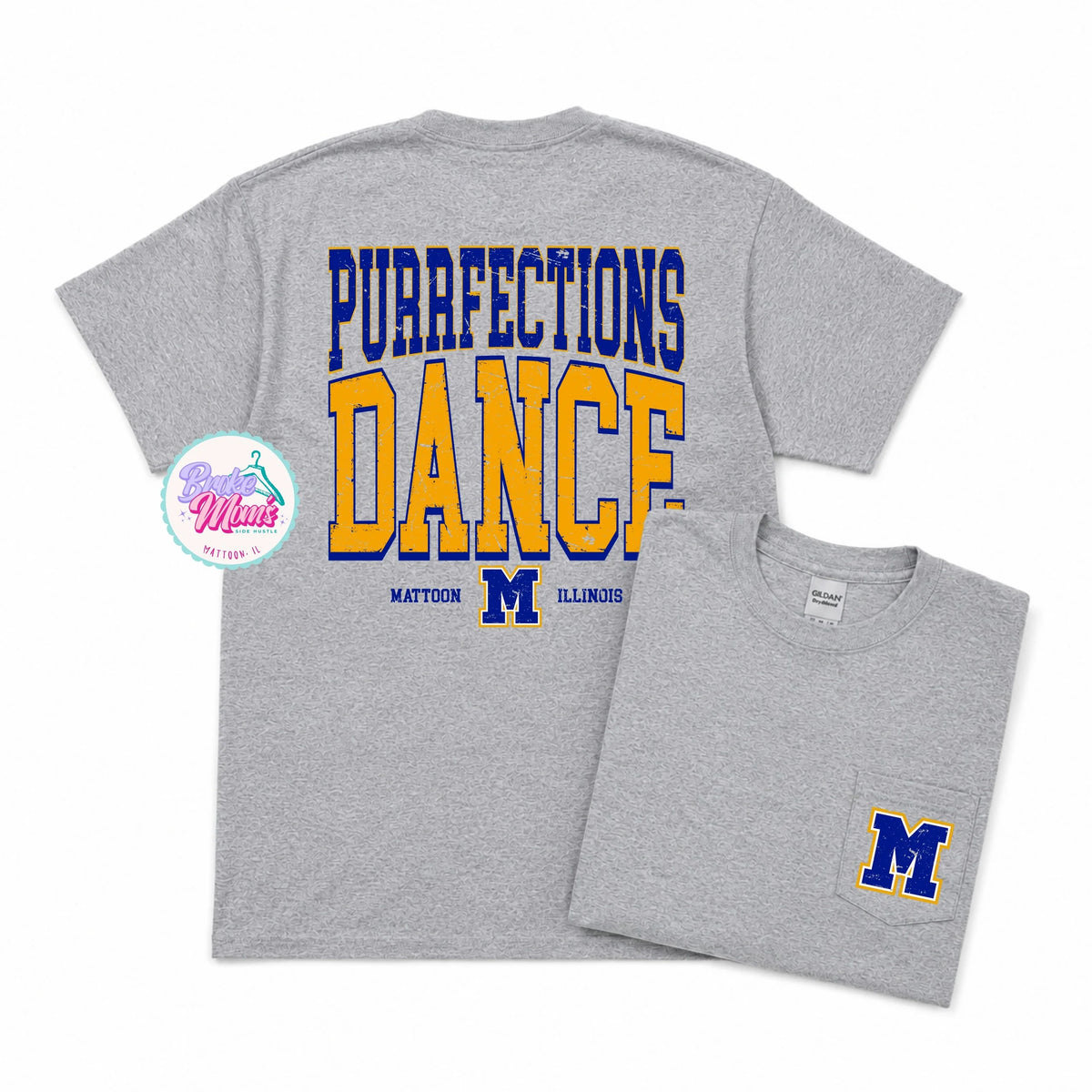 Home Team Pocket Tee | Mattoon Wildcats Purrfections