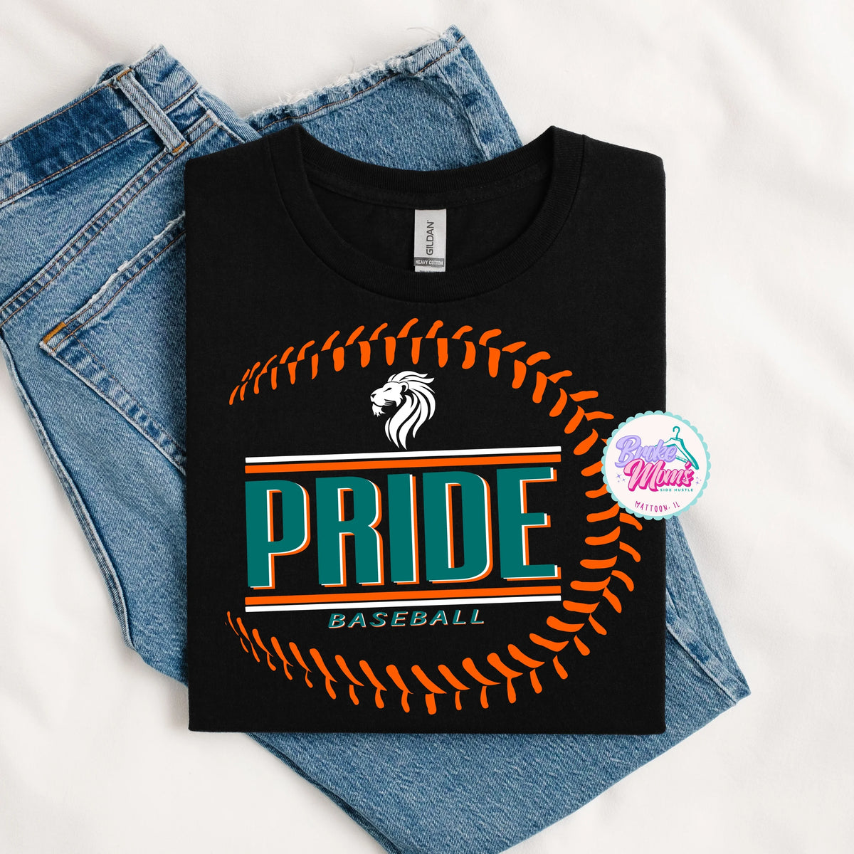Pride Baseball Side Seam Logo Tee