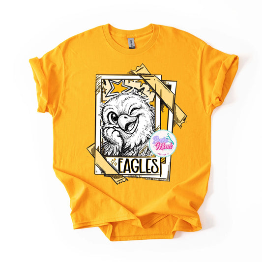 Cutie Patootie Eagles Tee
