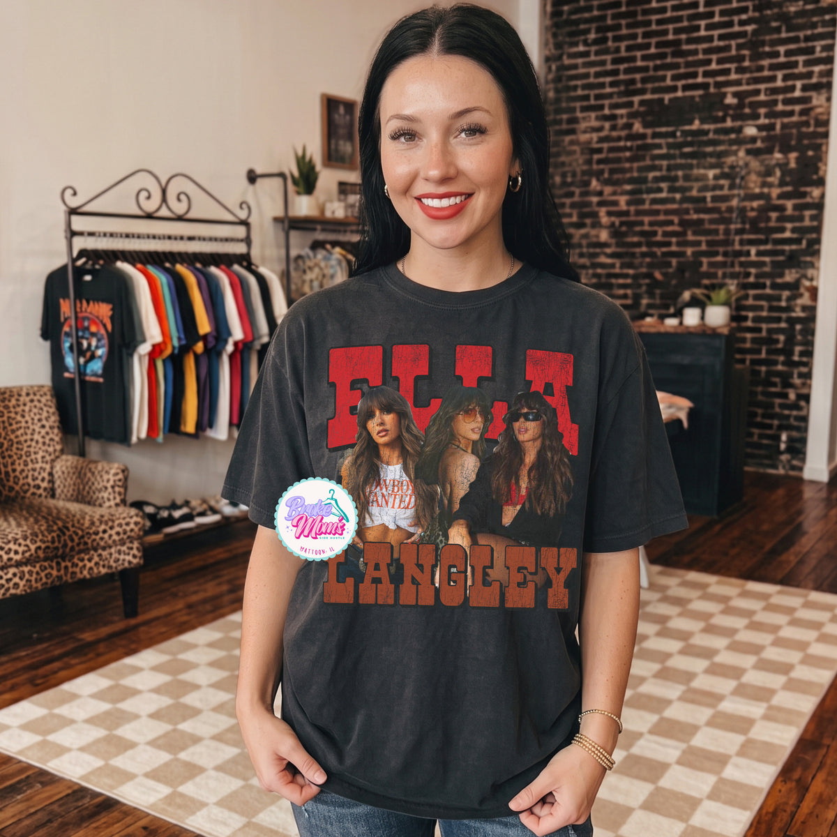 Ella Oversized Band Tee