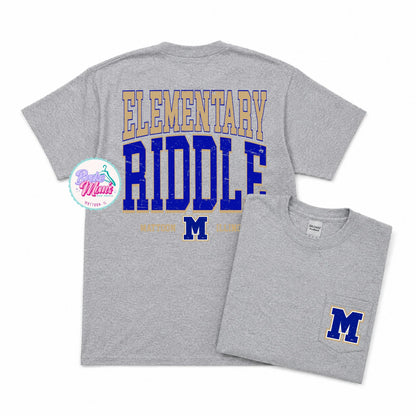 Home Team Pocket Tee | Riddle Elementary
