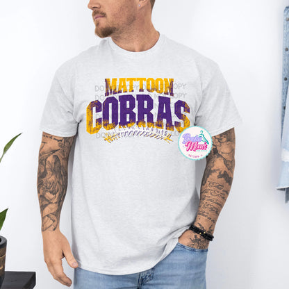 Mattoon Cobras Homerun Mens Tee/Sweatshirt
