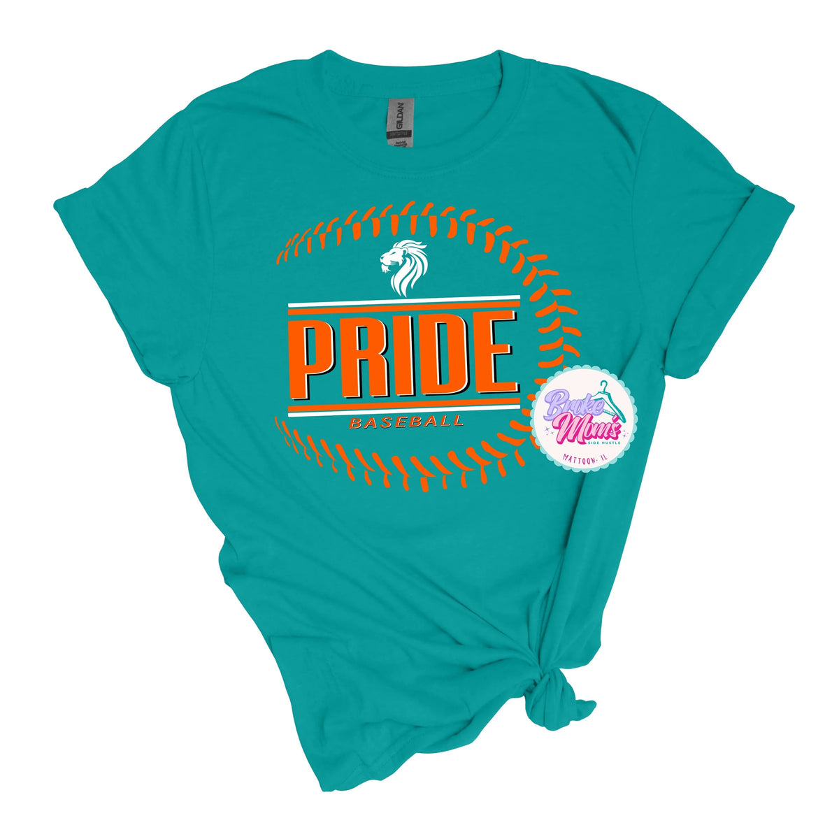 Pride Baseball Side Seam Logo Tee