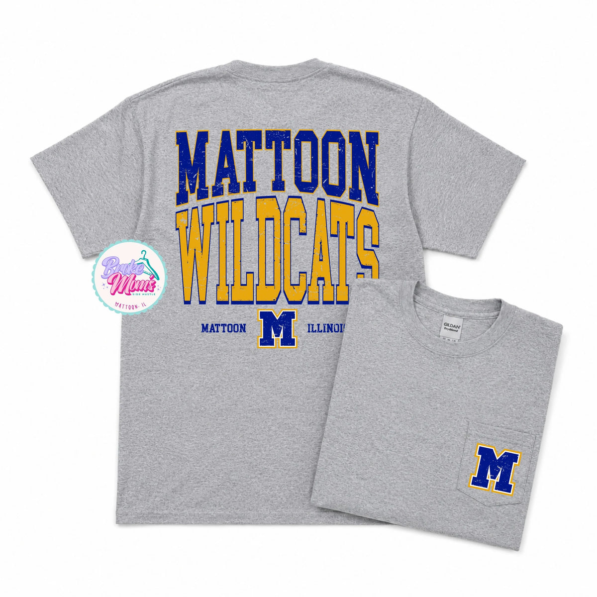 Home Team Pocket Tee | Mattoon Wildcats