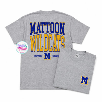 Home Team Pocket Tee | Mattoon Wildcats