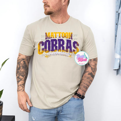 Mattoon Cobras Homerun Mens Tee/Sweatshirt