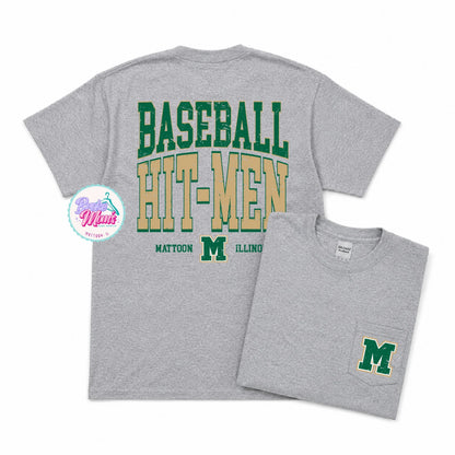 Home Team Pocket Tee | Mattoon Hit-Men