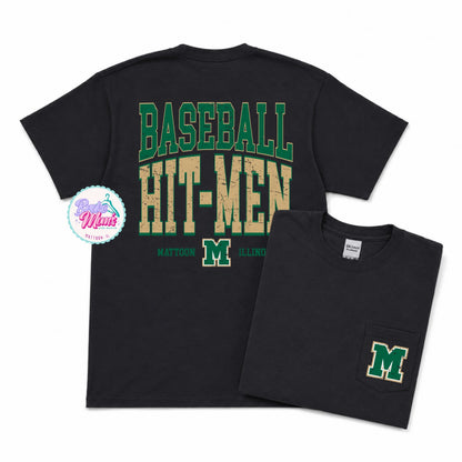 Home Team Pocket Tee | Mattoon Hit-Men