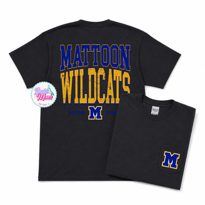 Home Team Pocket Tee | Mattoon Wildcats