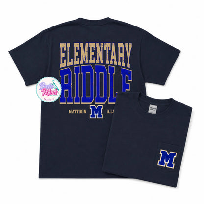 Home Team Pocket Tee | Riddle Elementary