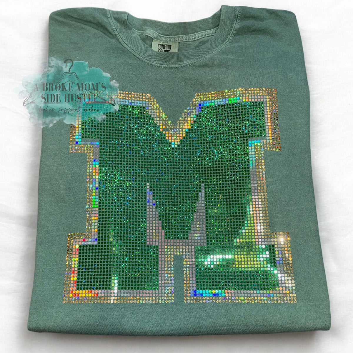 Comfort Colors Mattoon Logo Spangle Tee