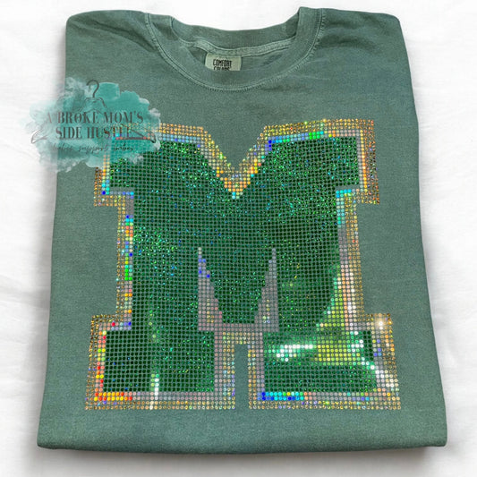 Comfort Colors Mattoon Logo Spangle Tee