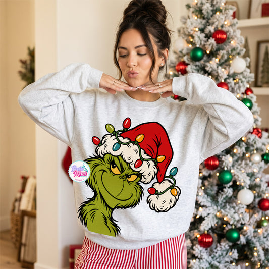 Holiday Hoobie Whatty Sweatshirt - Optional Big Back Design