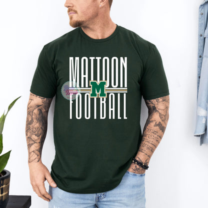 Men's Mattoon Football Long Letters Tee/Sweatshirt
