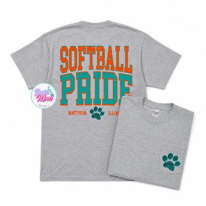 Home Team Pocket Tee | Pride Softball