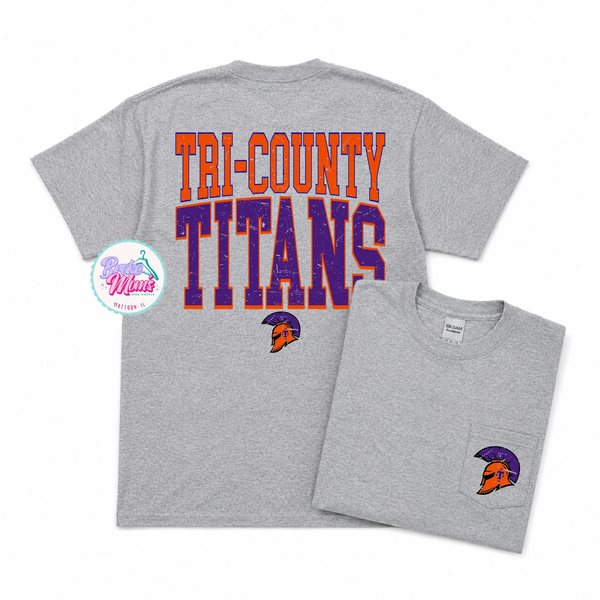 Home Team Pocket Tee | Tri-County Titans