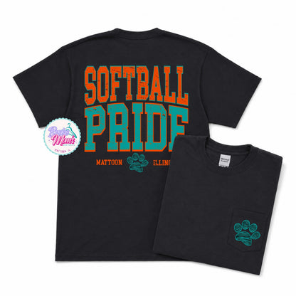 Home Team Pocket Tee | Pride Softball