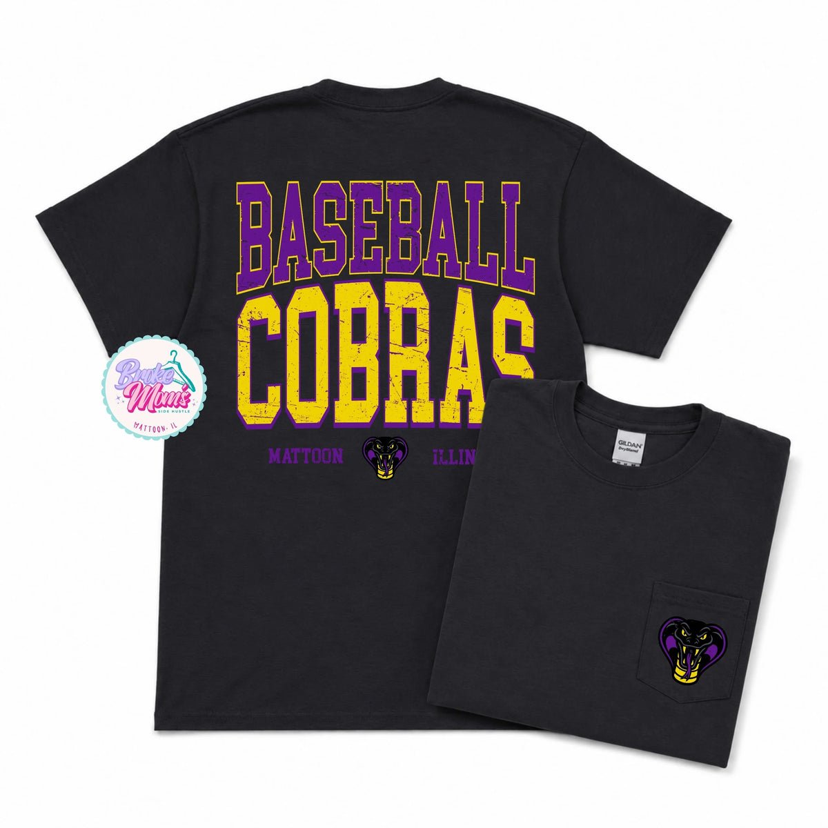 Home Team Pocket Tee | Cobras Baseball