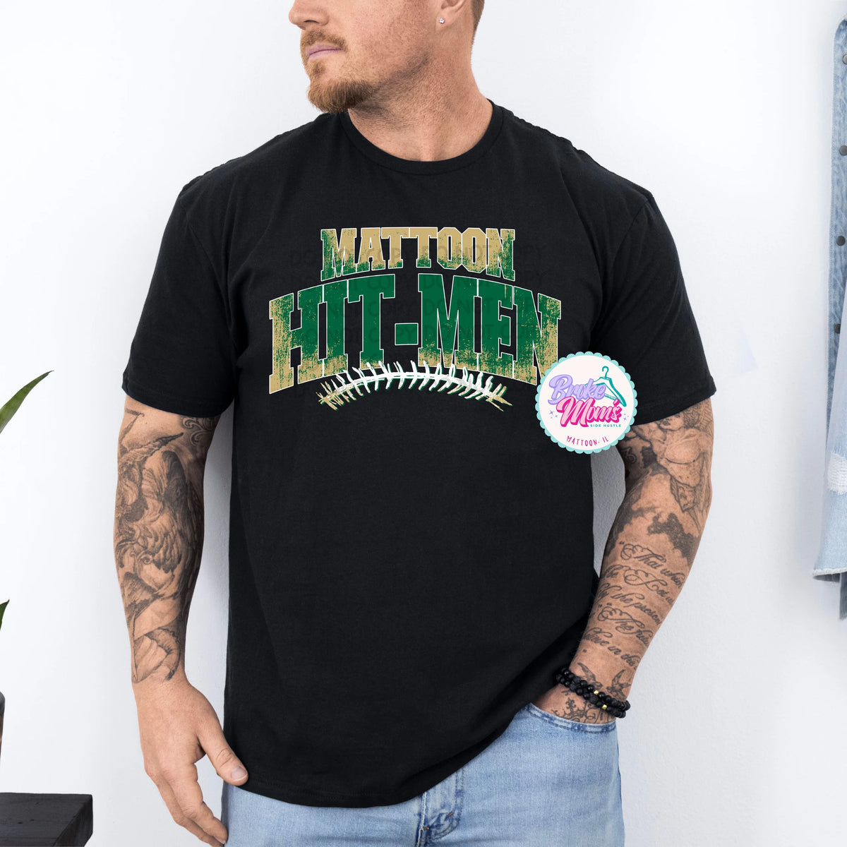 Mattoon Hit-Men Homerun Mens Tee/Sweatshirt