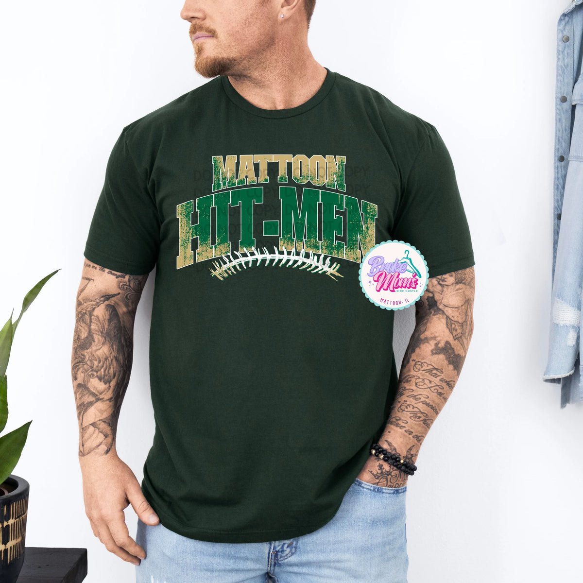 Mattoon Hit-Men Homerun Mens Tee/Sweatshirt