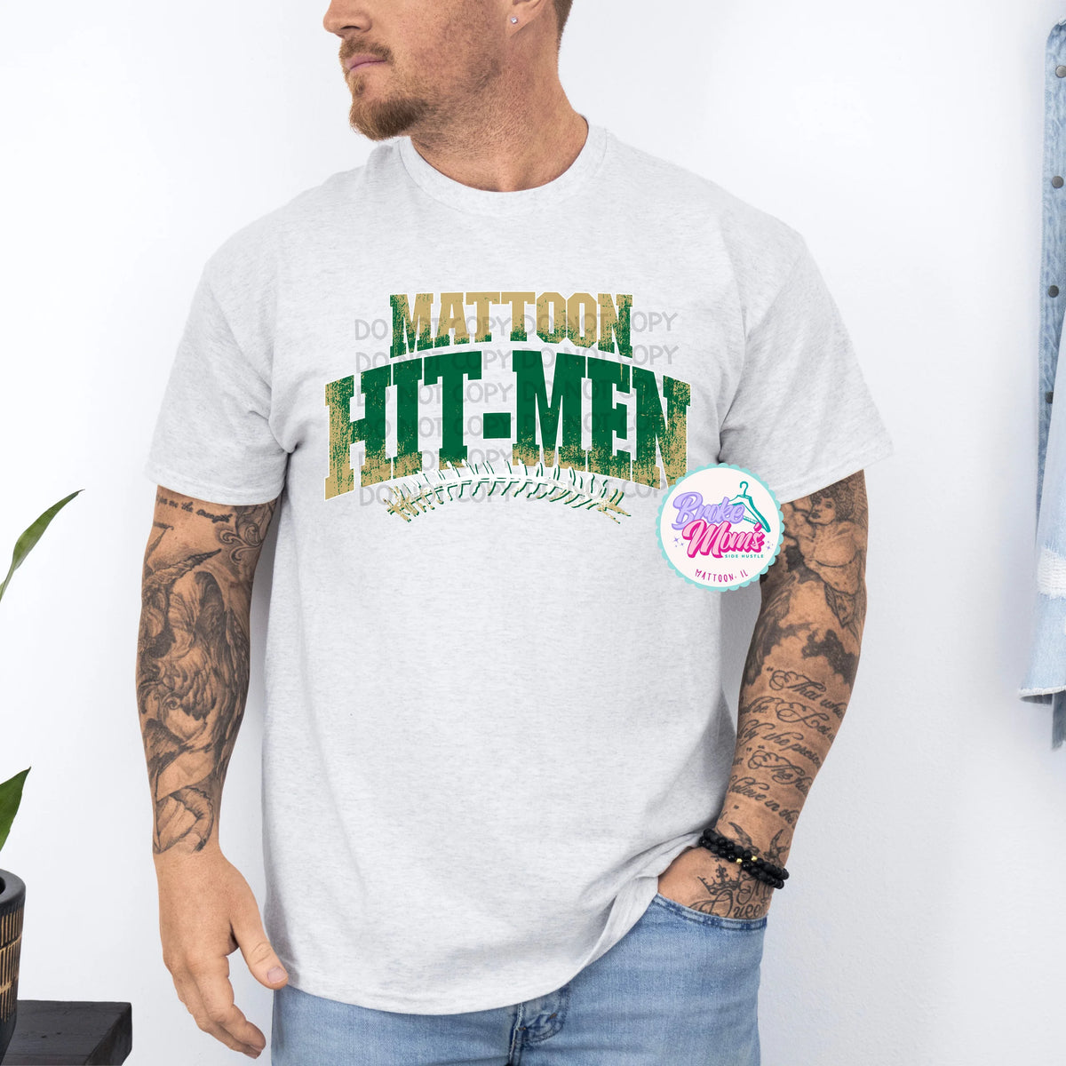 Mattoon Hit-Men Homerun Mens Tee/Sweatshirt
