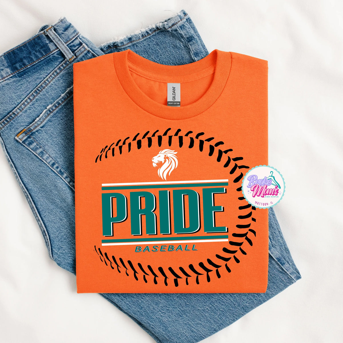 Pride Baseball Side Seam Logo Tee