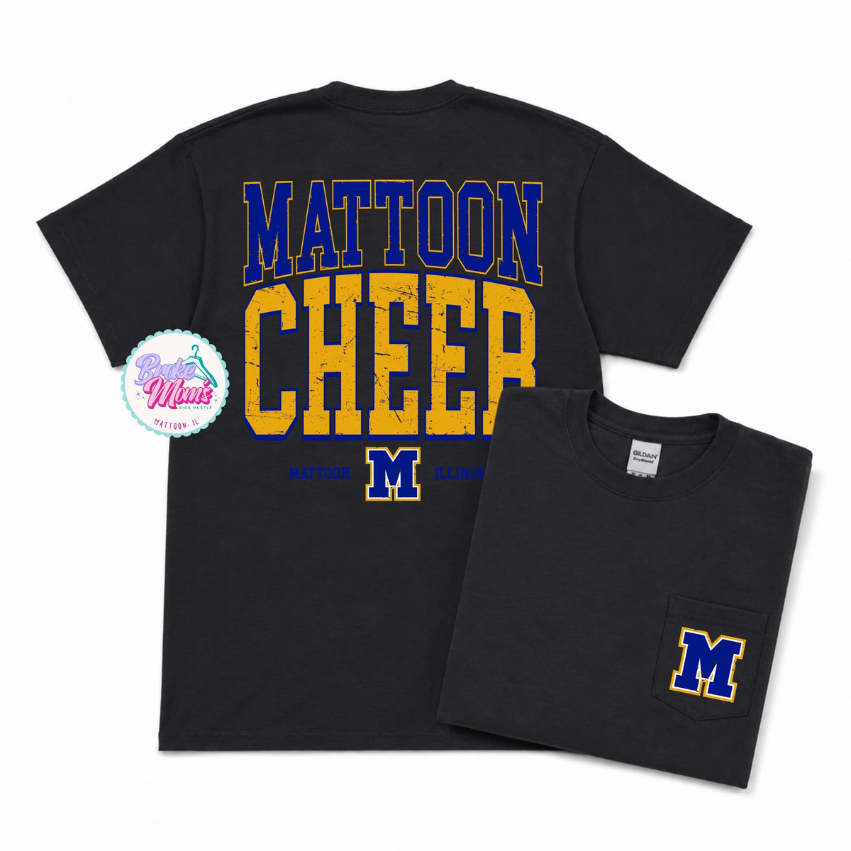 Home Team Pocket Tee | Mattoon Wildcats Cheer