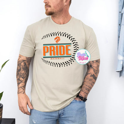 Men's Pride Baseball Side Seam Logo Tee