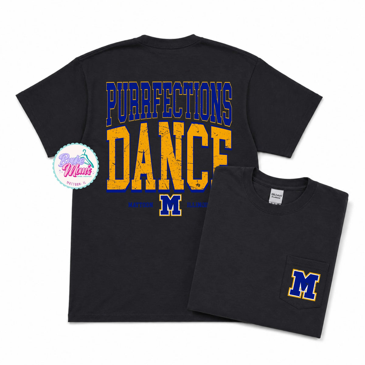 Home Team Pocket Tee | Mattoon Wildcats Purrfections