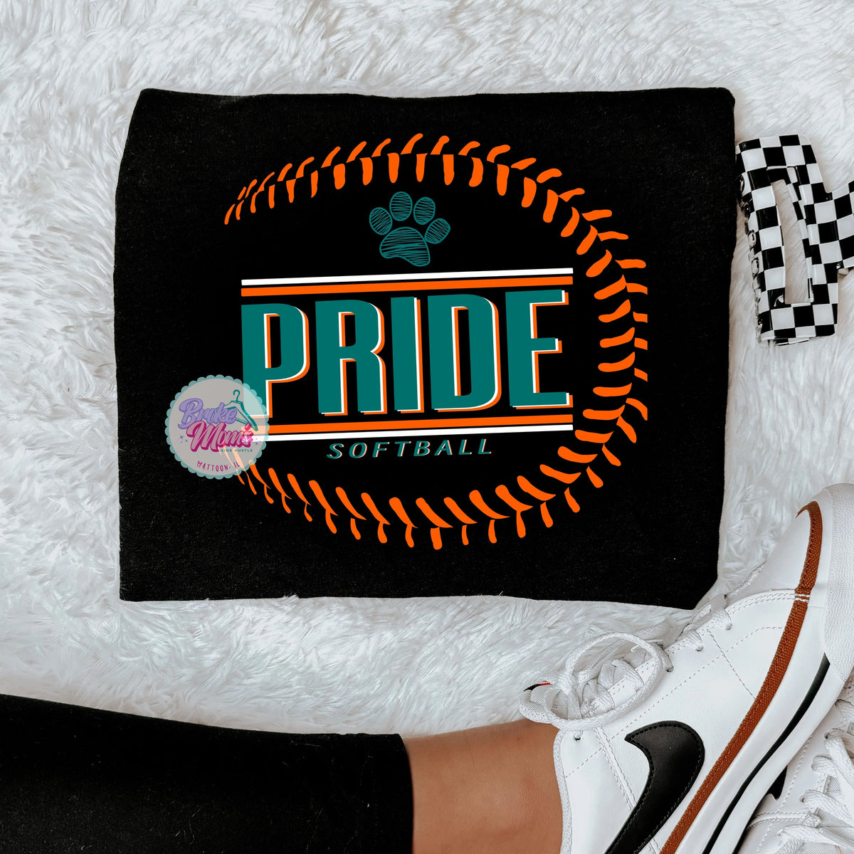 Pride Softball Side Seam Logo Tee