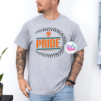 Men's Pride Baseball Side Seam Logo Tee
