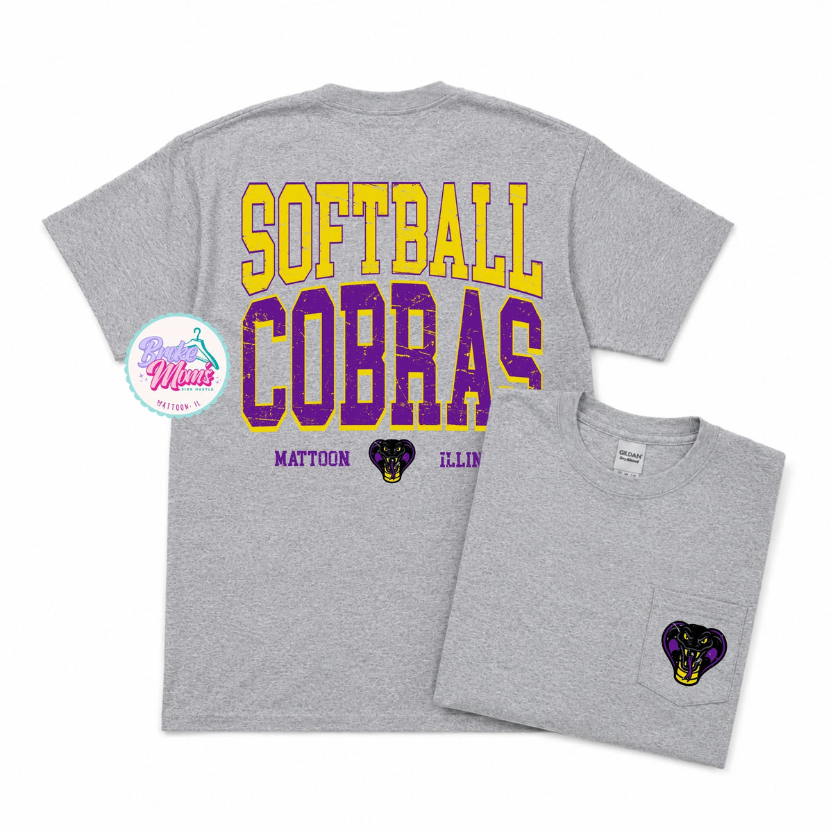 Home Team Pocket Tee | Cobras Softball