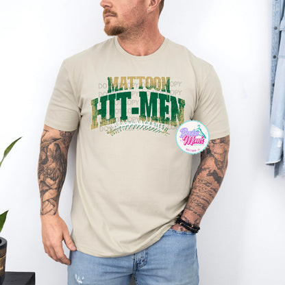 Mattoon Hit-Men Homerun Mens Tee/Sweatshirt
