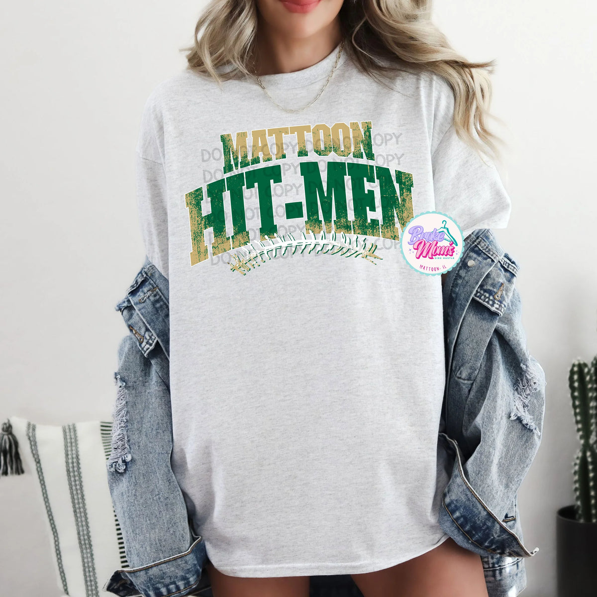 Gildan Mattoon Hit-Men Homerun Tee/Sweatshirt