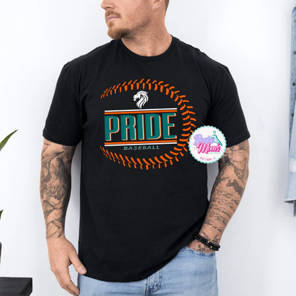 Men's Pride Baseball Side Seam Logo Tee