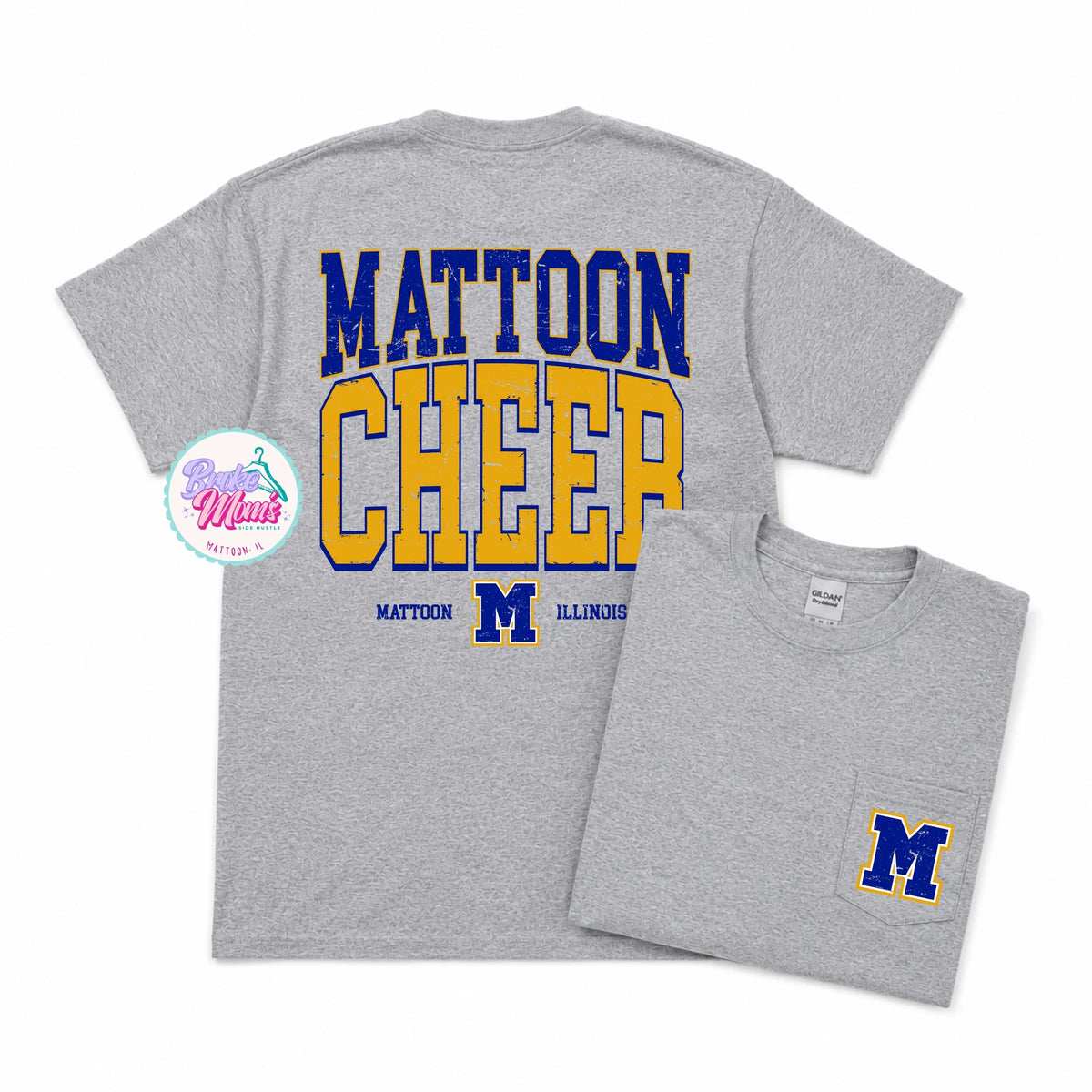 Home Team Pocket Tee | Mattoon Wildcats Cheer