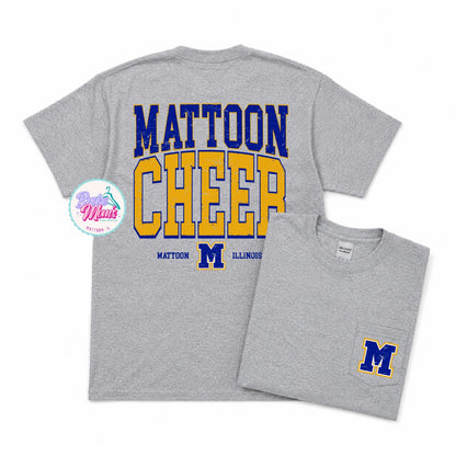 Home Team Pocket Tee | Mattoon Wildcats Cheer