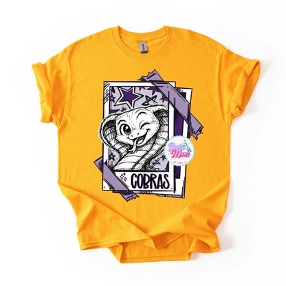 Cutie Patootie Cobras Tee