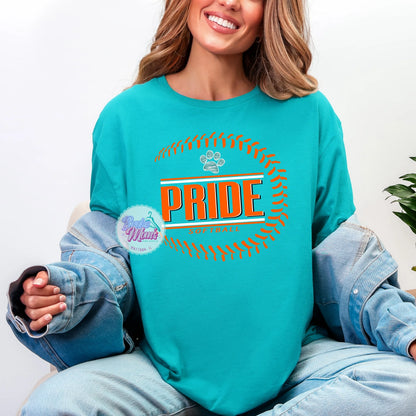 Pride Softball Side Seam Logo Tee