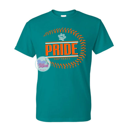 Men's Pride Softball Side Seam Logo Tee