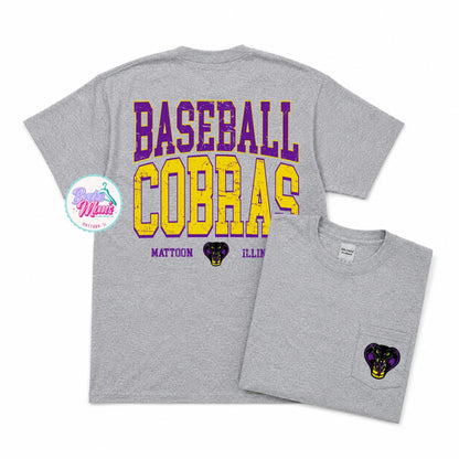 Home Team Pocket Tee | Cobras Baseball