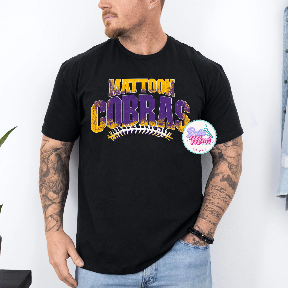 Mattoon Cobras Homerun Mens Tee/Sweatshirt