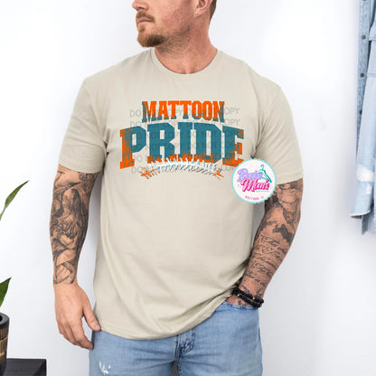Mattoon Pride Homerun Mens Tee/Sweatshirt